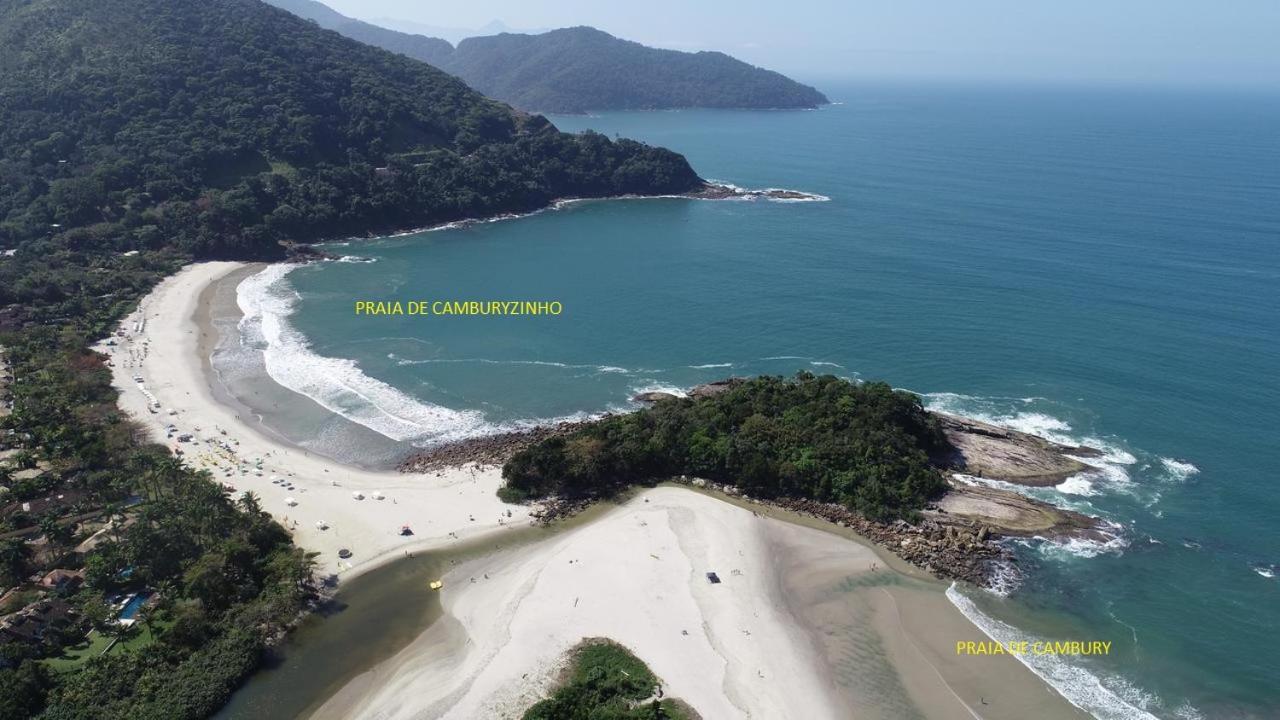 Vista Mágica na Praia de Camburizinho A São Sebastião Exterior foto